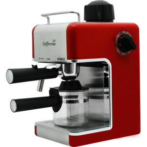 Espressor cafea Caffeccino Putere 800W Rezervor Apa 0.24l Dispozitiv Spumare Capacitate 4 Cesti Rosu