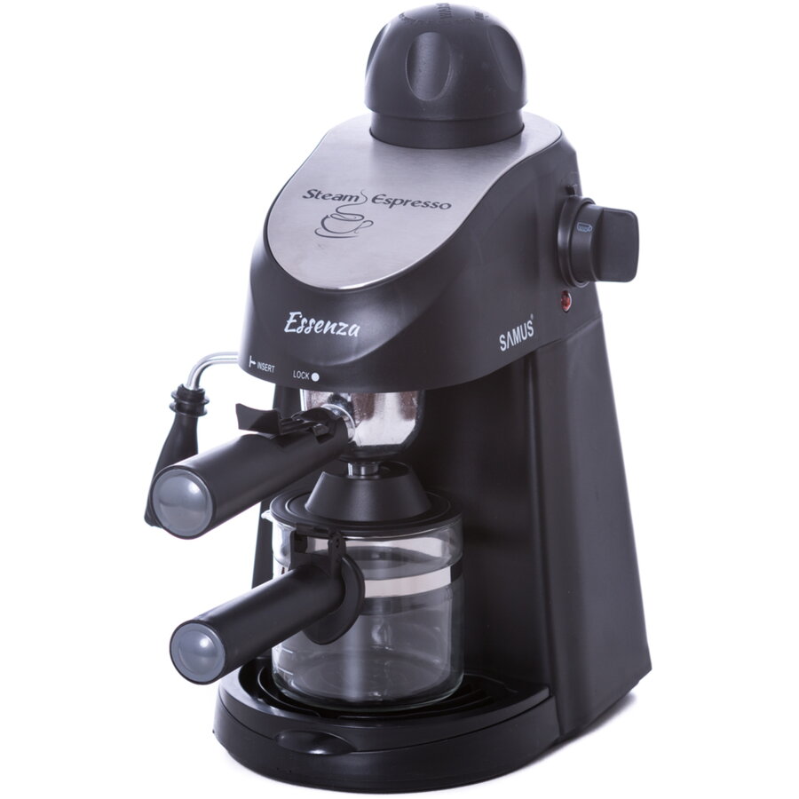 Espressor Manual Essenza Capacitate Rezervor Apa 240ML 4 Cesti Presiune 3.5Bar Putere 800W Negru