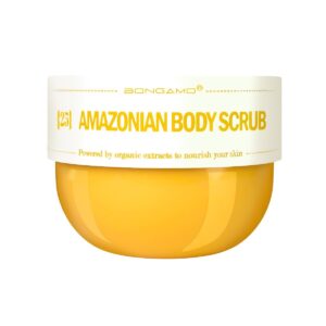 Exfoliant de corp pentru netezire si luminozitate Bongamo Amazonian, 200 ml
