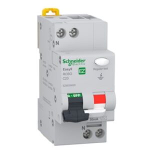 Intreruptor automat cu protectie diferentiala (RCBO), 1P+N, 6000A, 20A, Schneider EZ9D35620