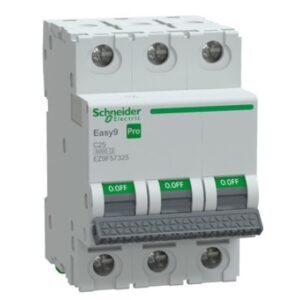 Intreruptor automat (MCB), Easy9 Pro, 3P, 25A, C curba, 6000A, Schneider EZ9F57325
