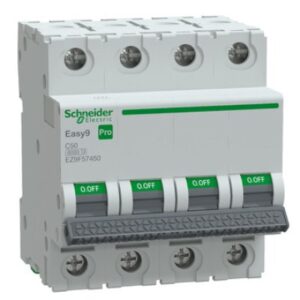 Intreruptor automat (MCB), Easy9 Pro, 4P, 50A, C curba, 6000A, Schneider EZ9F57450
