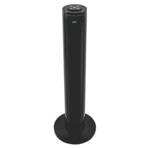 Ventilator turn 81cm, 45W, telecomanda, negru, Well Glacial FAN-TOWER-GLACIAL-WL / 5948636046465