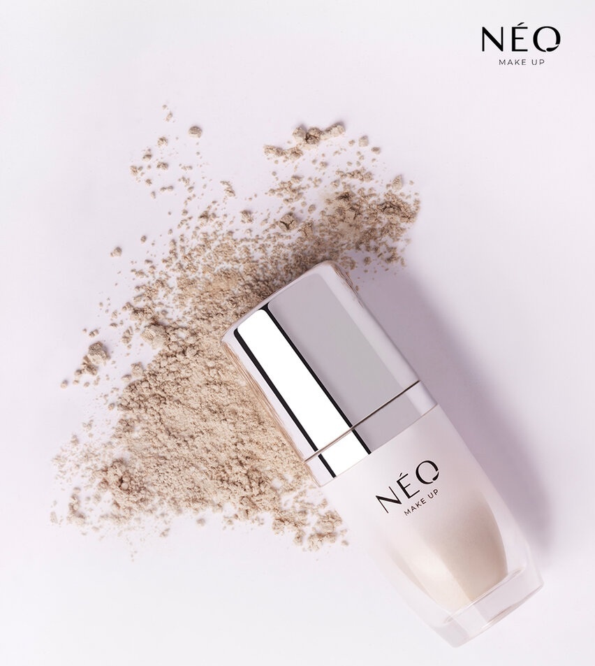 Fard de pleoape pulbere satinat Intense Serum Loose Neo Make Up, 3 g (Culoare produse: 01 Milky Beige)
