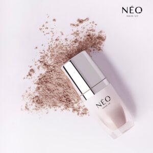 Fard de pleoape pulbere satinat Intense Serum Loose Neo Make Up, 3 g (Culoare produse: 02 Peachy Nude)