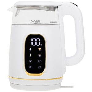 Fierbator Electric AD 1305 WG Afisaj LED Capacitate 1.7L 2200 Alb/Auriu