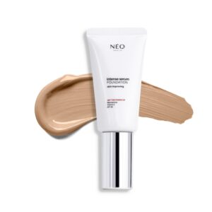 Fond de ten Intense Serum Foundation SPF 30, NEO Make Up, 30 ml (Culoare produse: 01 Porcelain)