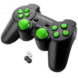 Gamepad EGG108G PC Playstation Analog / Digital USB 2.0 Negru