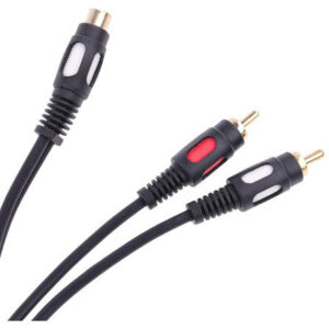 Accesorii Audio Hi-Fi CABLU 1 RCA MAMA - 2 RCA TATA 25CM