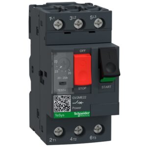 Disjunctor Motor Schneider GV2ME22AP 20-25A 3P, 50 Hz thermal magnetic