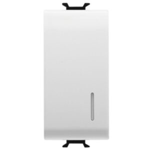 Intrerupator simplu cu led 1M Gewiss Chorus GW10002, alb