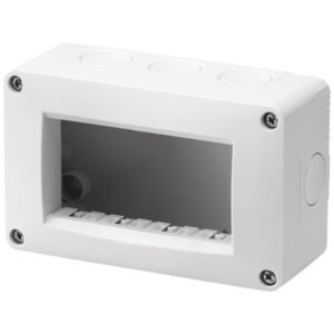 Doza aparenta 4 module IP40 gri Gewiss Chorus GW16504