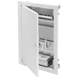 Tablou multimedia 48 module cu usa metalica Gewiss GW40174N