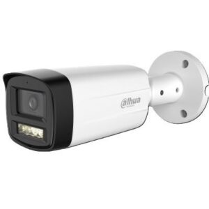 Camera bullet HDCVI Dahua HAC-HFW1500TH-IL-A-0360B-S3, 5MP, 3.6mm, Starlight, Smart Dual Light (IR+WL) 80m, IP67, microfon incorporat