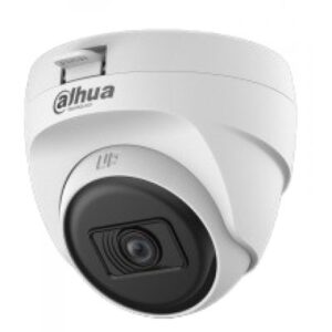 Camera HDCVI Dahua HAC-T1A51-U-0280B-S2, 5MP, lentila 2.8mm, warm LED + IR 25m, microfon, audio pe coax