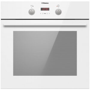 Cuptor incorporabil Hansa BOEW68465, 65L, electric, 8 functii, Grill, Butoane push-pull, Display LED, sticla alba