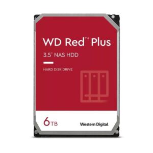 HDD Red Plus WD60EFPX 6TB 3.5inch SATA3 5400RPM 256MB