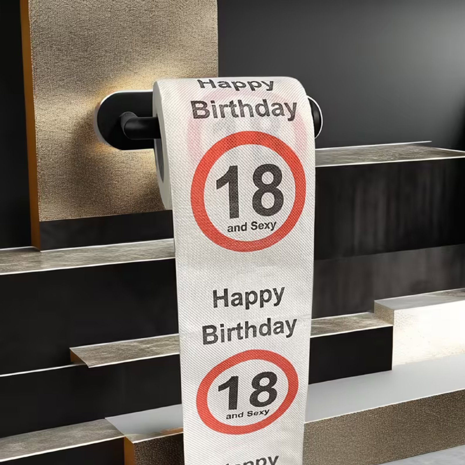 Hartie igienica amuzanta Aniversare 18 de ani