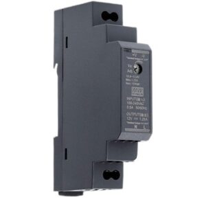 Sursa de alimentare Mean Well HDR-15-12, 12V, 1.25A, montare pe sina DIN