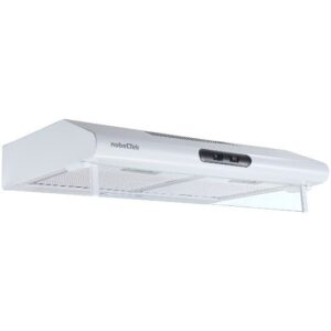 Hota Clasica 60Cm 1 Motor 2 filtre Aluminiu Lampa Led 300M3 Alb