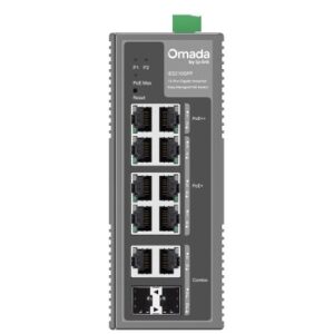Switch industrial Gigabit Easy Mn TP-LINK Omada IES210GPP, 8 porturi Gigabit RJ45, 2 Gigabit Combo RJ45/SFP, 20 Gbps