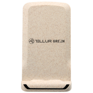 Incarcator Wireless Green certificat Qi 15W Pliabil Crem
