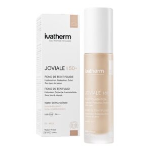 Ivatherm Fond de Ten Fluid SPF50+ Joviale, 30 ml (Nuanta fond de ten: 01 Milk)