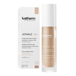 Ivatherm Fond de Ten Fluid SPF50+ Joviale, 30 ml (Nuanta fond de ten: 03 Caramel)