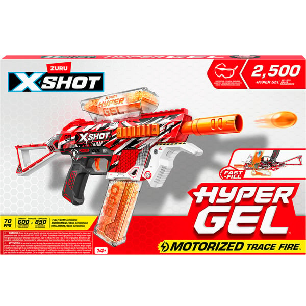 Jucarie XSHOT Blaster Trace Fire 2500 Bile cu Gel Varsta +14 Ani