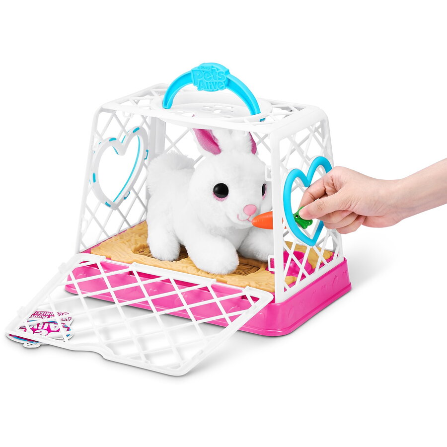 Jucarie Plus Pets Alive Mama Iepuras & Baby Surpriza