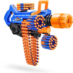 Blaster cu Sageti din Spuma XSHOT Insanity Blaster Smoke N Barrel Numar Sageti Incluse 72 Varsta Recomandata +8 Ani Multicolor