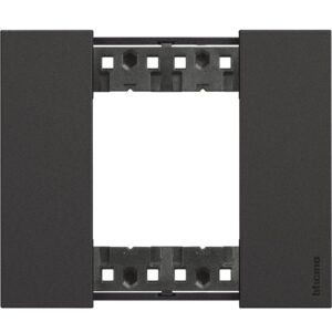 Rama ornament 2 module Bticino Living Now KA4802KG, negru