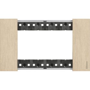 Rama ornament 4 module Bticino Living Now KA4804ZW, auriu