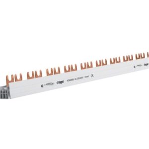 Pieptene (Busbar) 2P tip furca 57 module 10 mmp 63A lungime 1m Hager KDN263B