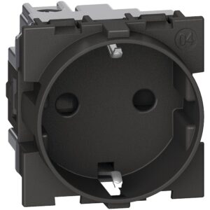 Priza 2M standard german Bticino Living Now KG4141, negru
