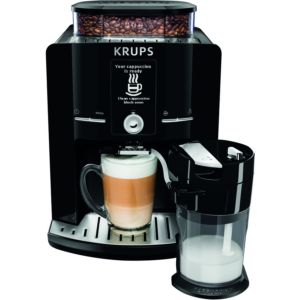 Espressor automat Krups Latt'Espress EA829810, 1450W, 15 bar, 1.7 L, negru