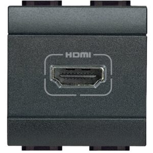 Priza HDMI 2 module Bticino Living Light L4284, antracit