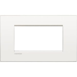 Rama ornament 4 module Bticino Living Light AIR LNC4804BN, alb pur