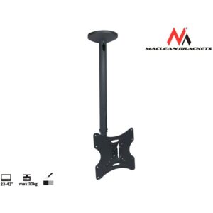 Maclean MC-504b TV Ceiling Mount Bracket LCD LED Plasma 23'' - 42'' 30kg