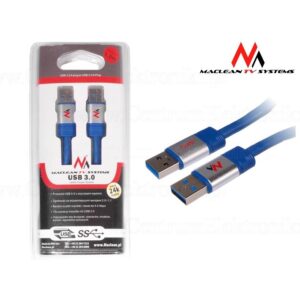 MCTV-606 USB 3.0 AM - AM, 1.8 m albastru