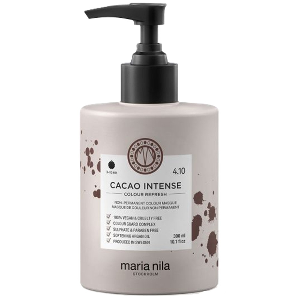 Masca de par nuantatoare Cacao Intense Colour Refresh Maria Nila, 300 ml