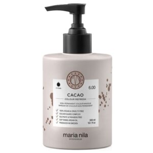 Masca de par nuantatoare Maria Nila Cacao Colour Refresh, 300 ml