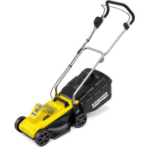 Masina de Tuns Iarba LMO 2-18 (1.445-400.0) Latime Taiere 32CM Sac Colectare 30L fara Acumulator Inclus Negru/Galben