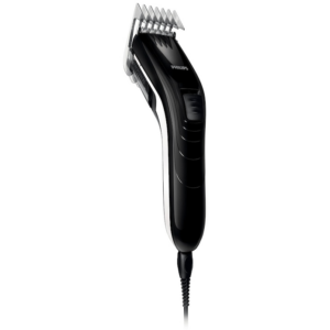 Aparat de Tuns QC5115/15 Lame Otel Inoxidabil 10 Setari Lungime Utilizare cu Fir Negru