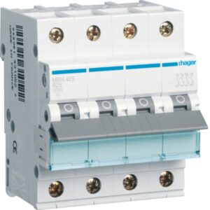 Siguranta automata 4P 25A 6kA curba B Hager MBN425