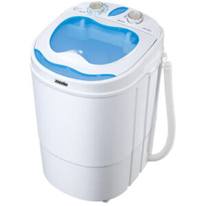 Masina de Spalat Rufe Semiautomata Portabila MS 8053 Capacitate 3KG Maxim 580W Alb/Albastru