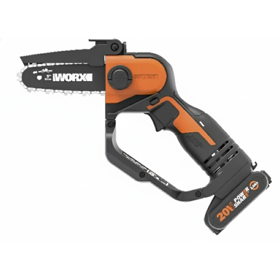 Mini Fierastrau WG324E Compact Chainsaw fara Fir 20V Negru