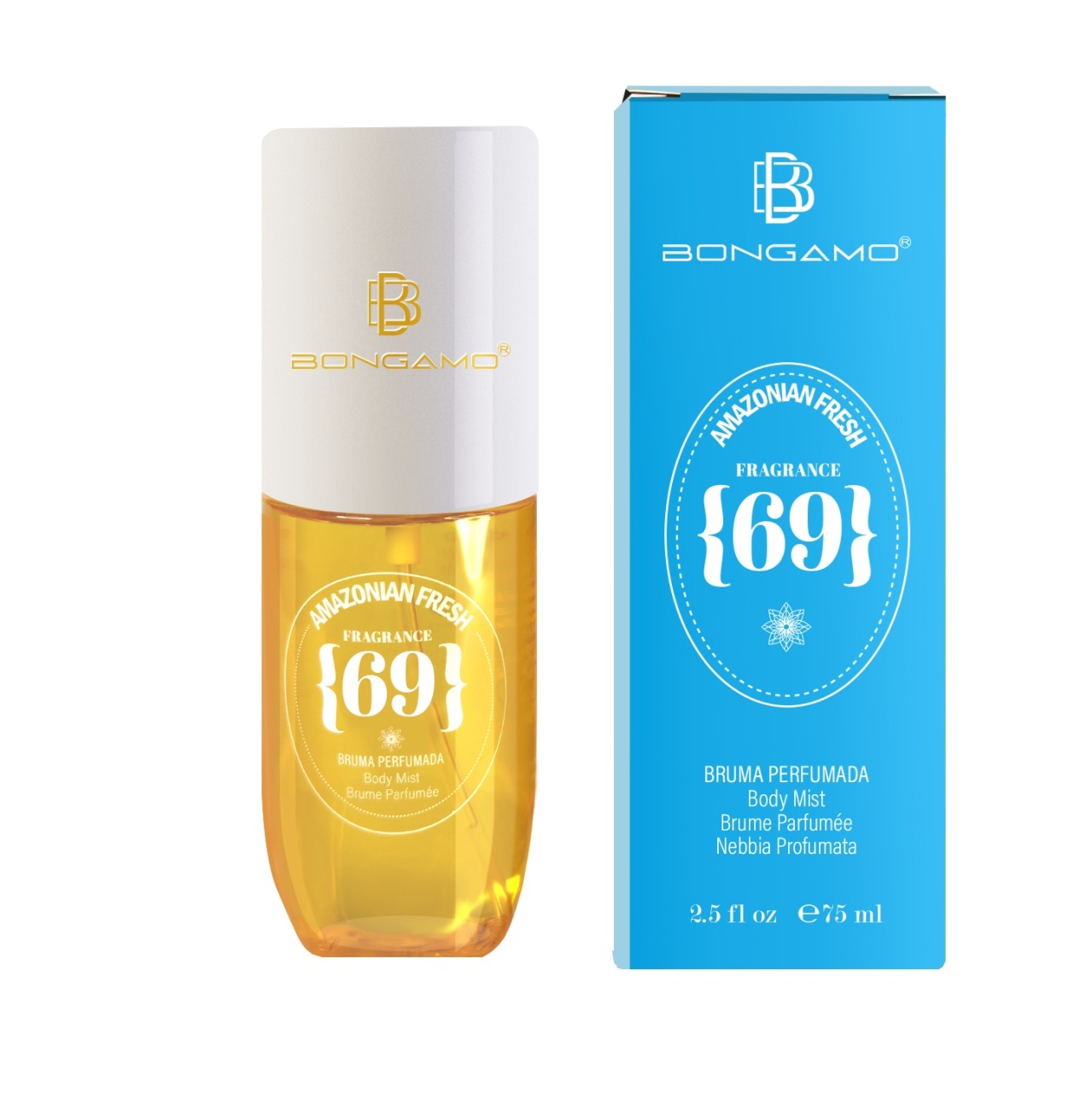 Mist cu aroma calda de biscuiti Bongamo Amazonian Fresh 69, 75 ml