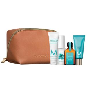 Moroccanoil Travel Set – Shower Gel 30ml, Mist 30ml, Oil 25ml & Hand Cream 40ml