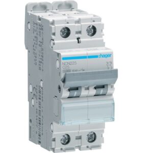 Siguranta automata Hager NCN225, 2P, 25A, 10kA, curba C
